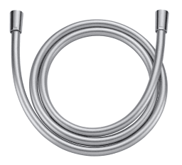 35c25cf0-f390-43d8-b06f-15f8aee4df6d ALVA AQBS175S1 ALVA Era 1.0 Kunstst.-Brauseschl. 175cm Knick-u. verdrehsicher,DKxDK 1/2",Silber Verpackungseinheit:1ST – Bild 1