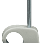 ALVA NASCHFX 7-12X25 GR Nagelschelle flex für KabelØ 7-12 mm, Länge 25 mm, grau  Verpackungseinheit:100ST