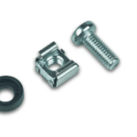 ALVA 19Z-KM-20 Käfigmuttern-Set, 20 Sets bestehend aus Käfigmutter, Beilage und Schraube M6  Verpackungseinheit:1PAK