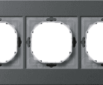 GIRA 021367 Abdeckrahmen 3f TX_44 (WG UP) Anthr azit  Verpackungseinheit:1ST