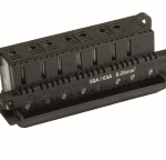 BRUCHMANN 1005 Zählersteckleiste Oberösterreich 3p+2N 400VAC Standard 50A, ADOCK-Stift 63A  Verpackungseinheit:1ST