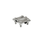 OBERMOSER BLKLE60-3RD/RDVA Kreuzverbinder Edelstahl V4A 60x60x3 mm rund/rund  Verpackungseinheit:1ST