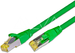 80b11cbc-6fed-4384-a80e-a7d86f495a1a ALVA PK-KAT6A 1.5 GN KAT.6A HQ Patchkabel, S/FTP, LSOH, Lifetime Warranty, 1.5m, grün Verpackungseinheit:1ST – Bild 1