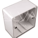 ALVA DD-APR-9010 Universalaufputzrahmen für Datendosen, RAL9010 reinweiß  Verpackungseinheit:1ST