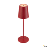 SLV 1007694 VINOLINA TWO, Tischleuchte, Akku, IP65, 2200/2700/3000K, TOUCH, rot  Verpackungseinheit:1ST
