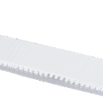 ALVA ADS12W Abdeckstreifen 12 TE, trennbar weiß  Verpackungseinheit:1ST