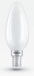 a985e99d-75a4-45c7-baa9-1db36a6d1c29 RADIUM 44020822 LED Kerzenlampe matt E14 dimmbar 470lm (40W Ersatz) 2700K RL-C40 DIM 927/F/E14 Verpackungseinheit:1ST – Bild 1
