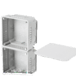 ALVA UAK80+RD Unterputz Abzweigkasten 80x80mm inkl. Deckel, M20  Verpackungseinheit:10ST