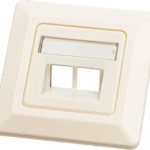 ALVA KSLD-2-DESIGN Keystone Leerdose 2 Module, Unterteil mit Schalterprogrammen kombinierbar  Verpackungseinheit:1ST