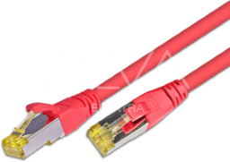 ce4d2077-b11e-4deb-8cd0-a967422c1798 ALVA PK-KAT6A 0.5 RT KAT.6A HQ Patchkabel, S/FTP, LSOH, Lifetime Warranty, 0.5m, rot Verpackungseinheit:1ST – Bild 1
