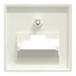 MERTEN 296219 Zentralplatte für UAE-Einsatz, 1fach, po larweiß glänzend, System M  Verpackungseinheit:1ST