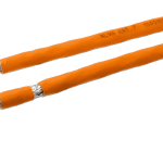 ALVA DK-KAT7-1000-SFTP-S-OR >TR 500 KAT.7 Datenkabel Simplex S/FTP, 1000MHz, LSOH3, Cca, Farbe: orange  Verpackungseinheit:500M