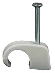 e244c6fc-bb3d-405a-a81f-bed2debebf1a ALVA NASCHFX 4-7X18 GR Nagelschelle flex für KabelØ 4-7 mm, Länge 18 mm, grau Verpackungseinheit:100ST – Bild 1