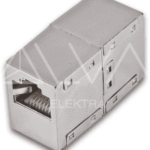 ALVA VB-KAT6-2BU Verbinder RJ45/RJ45, KAT6, geschirmt, 2x RJ45 Buchse  Verpackungseinheit:1ST