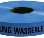 ALVA ACOWBAW ALVA Ortungsband Nr.4, blau, Rolle 250m 40x0,15mm, Achtung Wasserleitung  Verpackungseinheit:1ST