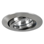 BRUMBERG 32006080 Einbaustrahler rund, schwenkbar DA=68mm max.50W incl. GX5.3 Fassung, schwarz  Verpackungseinheit:1ST