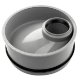 AIRFIT 16050IR Abwasserinnenred.Stk.DN160x50 konzentr. f.HT-u.KG-Rohr Nr.16050IR  Verpackungseinheit:1ST