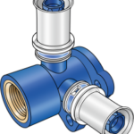 KE KELIT 72452B2B KWW475 KELOX-WINDOX-W Armaturenanschluss T-Stück mit IG 16x1/2" KWW475 Verpackungseinheit:1ST