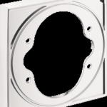 HANSGROHE 13593000 hansgrohe ShowerSelect Verlängerungsrosette, Chrom 13593XXX Verpackungseinheit:1ST