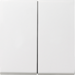 GIRA 029527 Wippe 2fach System 55 reinweiß matt  Verpackungseinheit:1ST