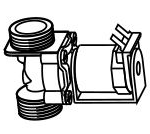 REHAU 18967161913 MEPA Sanicontrol Magnetventil MV630, 68 mm  Verpackungseinheit:1ST