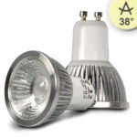 ISOLED 111542 GU10 LED Strahler 5,5W COB, 38°, warmweiß, dimmbar
