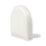 ISOLED 111860 Endkappe für Profil WING mit Abdeckung rund silber