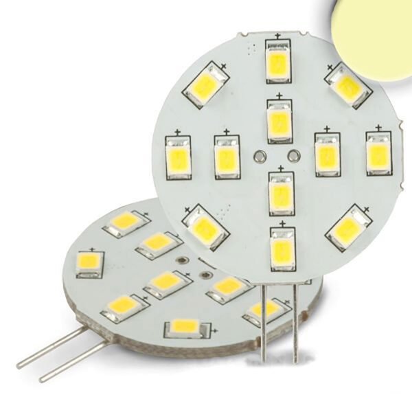 ISOLED 111978 G4 LED 12SMD, 2W, warmweiß, Pin seitlich