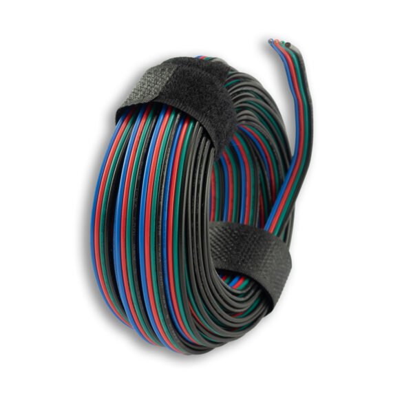 ISOLED 112324 Kabel RGB 10m Rolle 4-polig 0,50mm² H03VH-H AWG20