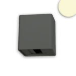 ISOLED 112413 LED Wandleuchte Flex Up&Down 2x5W CREE, IP54, anthrazit, warmweiß