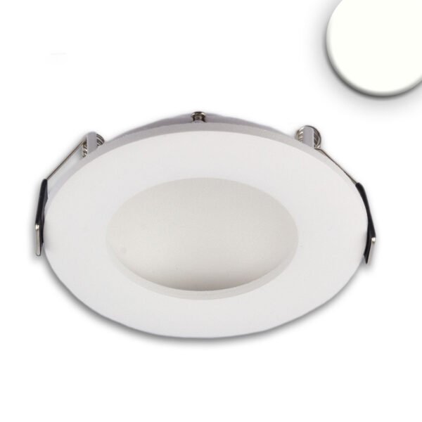 ISOLED 112428 LED Downlight LUNA 8W, indirektes Licht, weiß, neutralweiß