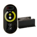 ISOLED 112529 Wireless Touch weißdynamischer PWM-Dimmer mit Funk-Fernbedienung, 12-24V DC 2x6A