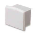 ISOLED 112542 Endkappe EC10 für SURF12 BORDERLESS mit COVER3, ohne Kabelausgang, PVC, grauweiß