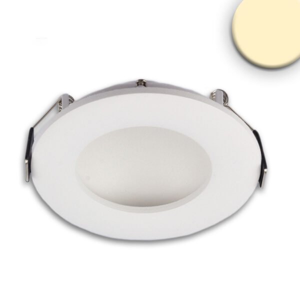 ISOLED 112599 LED Downlight LUNA 8W, indirektes Licht, weiß, warmweiß, dimmbar