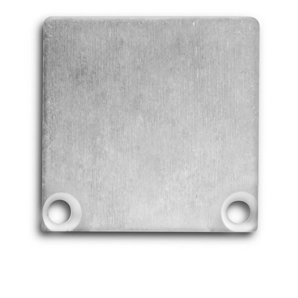 ISOLED 112857 Endkappe EC47 Alu für SURF/DIVE20 mit COVER10, 2 STK, inkl. Schrauben