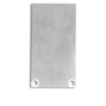 ISOLED 112861 Endkappe EC49 Alu für SURF/DIVE20 mit COVER12, 2 STK, inkl. Schrauben