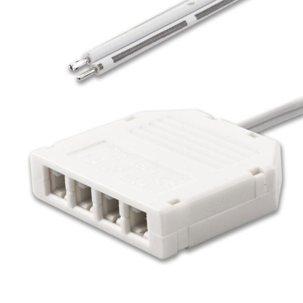 ISOLED 113002 MiniAMP 60cm Litze an 4-fach Verteiler female-Buchse, max. 3A