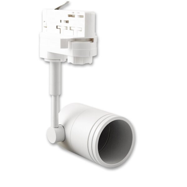 ISOLED 113046 3-Phasen Schienen-Adapter für GU10-Spots, weiß