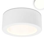 ISOLED 113135 LED Aufbauleuchte LUNA 18W, weiß, rund, DN173, indirektes Licht, neutralweiß