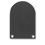 ISOLED 113201 Endkappe EC50 Alu schwarz RAL 9005 für SURF/DIVE20 in Verbindung mit COVER13