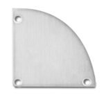 ISOLED 113226 Endkappe EC55 Alu für CORNER20(m. COVER17), rechts/links, 2 STK, inkl. Schrauben