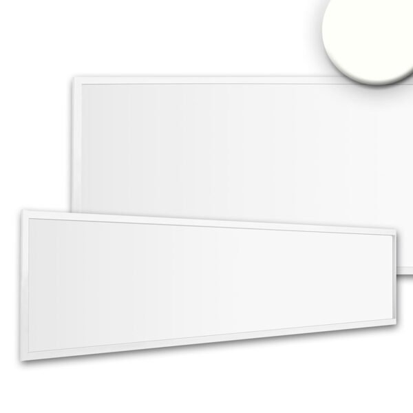 ISOLED 113261 LED Panel Business Line 1200 UGR<19 2H/2H, 36W, Rahmen weiß RAL 9016, neutralweiß, 1-10V dimmbar
