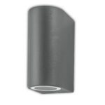 ISOLED 113293 Wandleuchte Siara Up&Down 2xGU10, IP54, anthrazit, exkl. Leuchtmittel