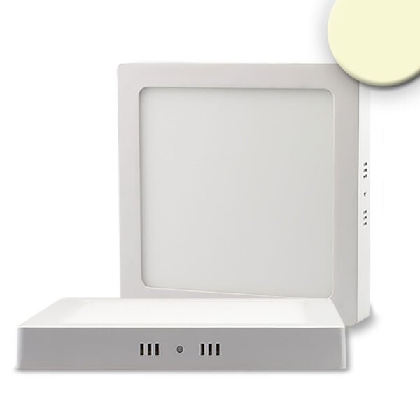 ISOLED 113345 LED Deckenleuchte weiß, 24W, eckig, 300x300mm, warmweiß, dimmbar