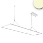 ISOLED 113426 LED Office Hängeleuchte Up&Down, 20W+20W, 30x120cm, weiß, UGR<19, 3000K, dimmbar