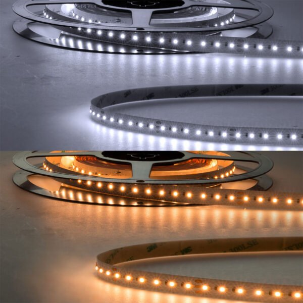 ISOLED 113553 LED CRI923/950 Linear10 CCT Flexband, 24V DC, 10W ww + 10W kw, IP20, 5m Rolle, 240 LED/m