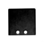 ISOLED 113613 Endkappe EC 58B schwarz für Profil SURF16, 2 STK, inkl. Schrauben