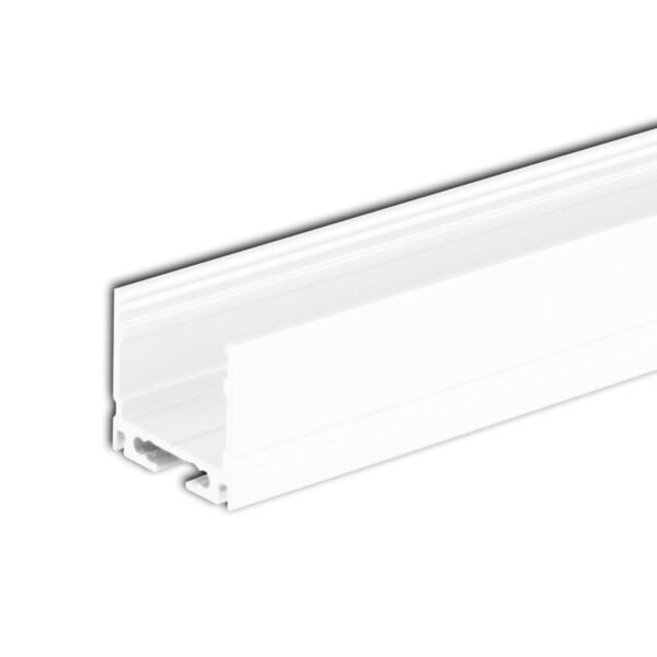 ISOLED 113615 LED Aufbauprofil SURF16 Aluminium weiß pulverbeschichtet, RAL9010, 200cm