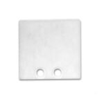 ISOLED 113617 Endkappe EC 58W weiß RAL 9010 für Profil SURF16, 2 STK, inkl. Schrauben