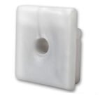 ISOLED 113620 Endkappe EC 57 Silikon für Profil SURF16, 1 STK, mit Kabeldurchführung